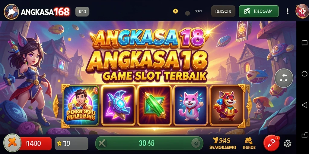 Screenshot gameplay ANGKASA168 yang menampilkan keseruan permainan Slot.