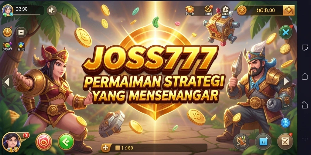 Tampilan menarik gameplay strategis dalam JOSS777.