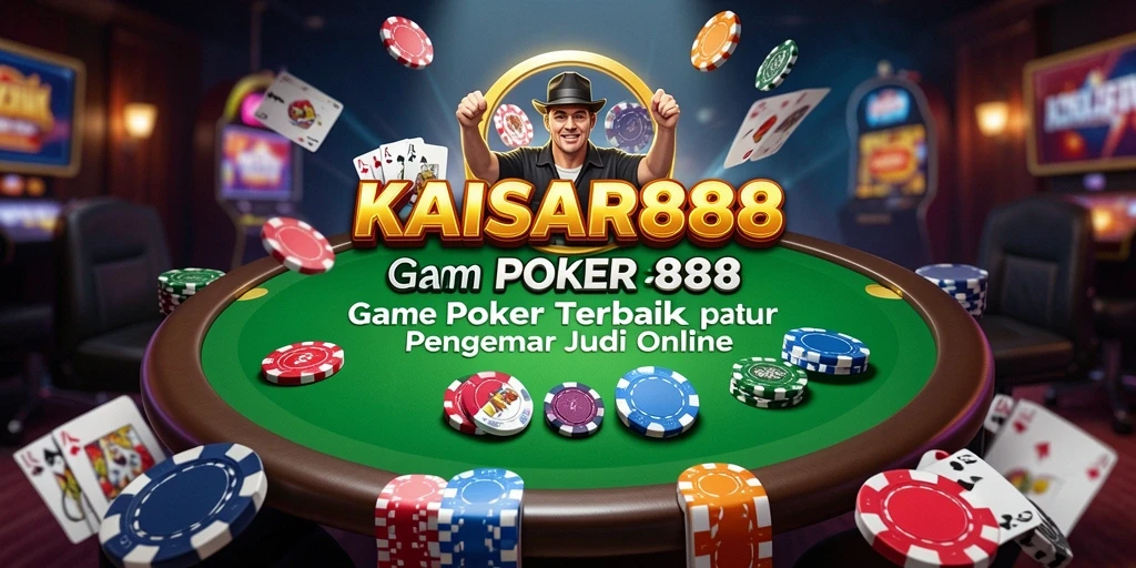 Tampilan menarik dari gameplay Poker di KAISAR888.