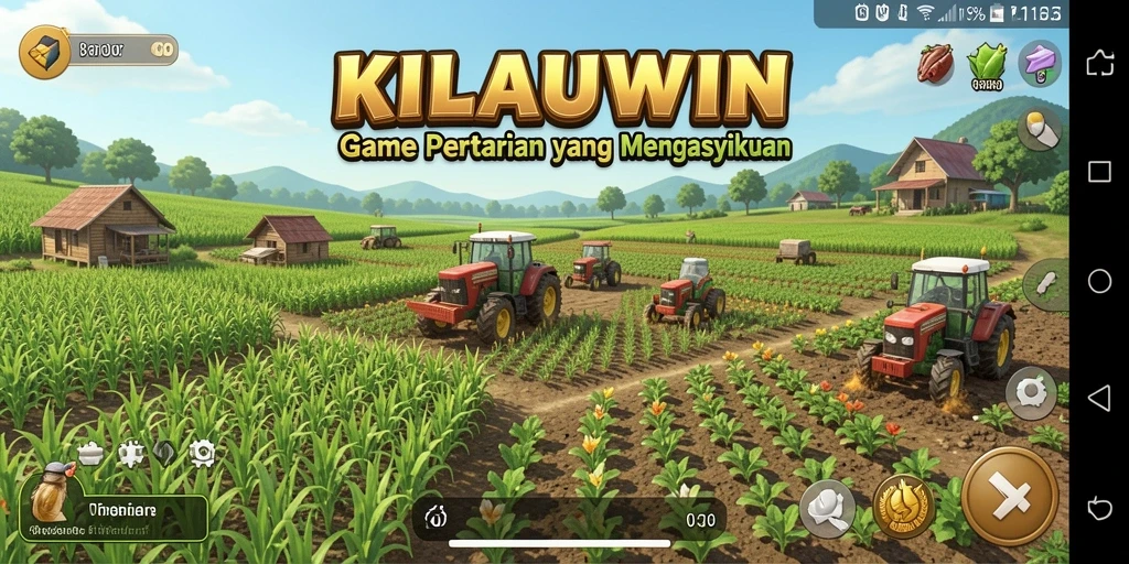 Tampilan gameplay KILAUWIN yang penuh warna dan interaktif.