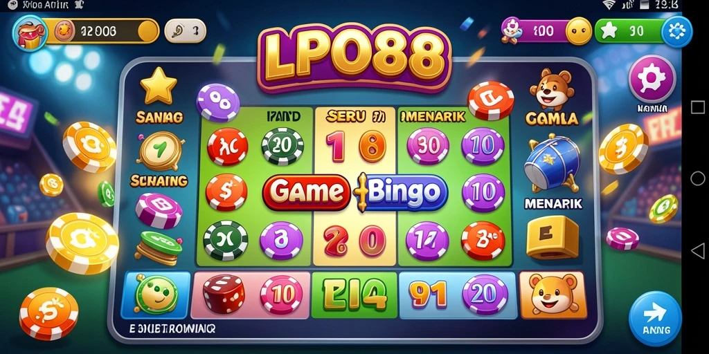 Tampilan gameplay LPO88 dengan aksi seru permainan Bingo.