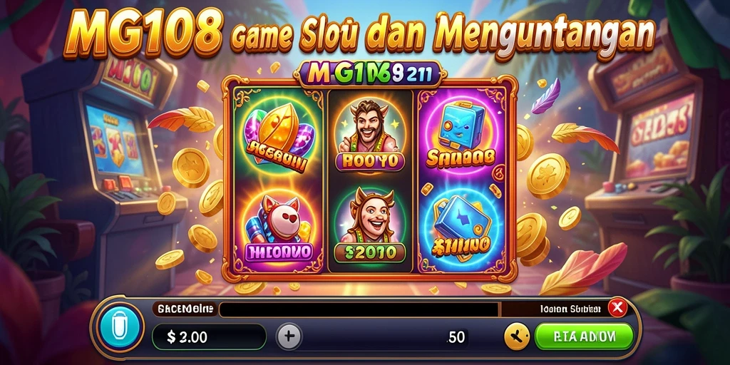 Tampilan gameplay MG108 yang menarik dan mendebarkan.